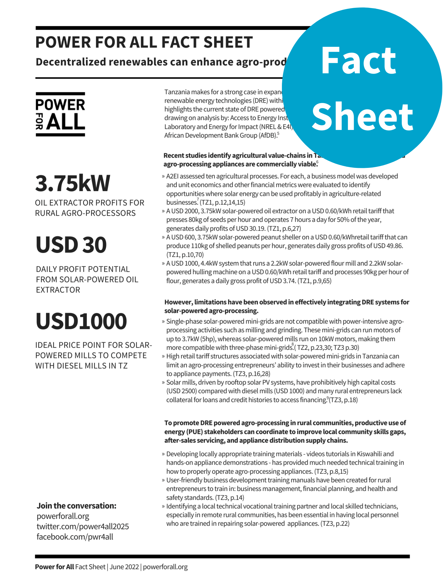 Factsheet: Decentralized Renewables Can Enhance Agro-Productivity In Tanzania.png