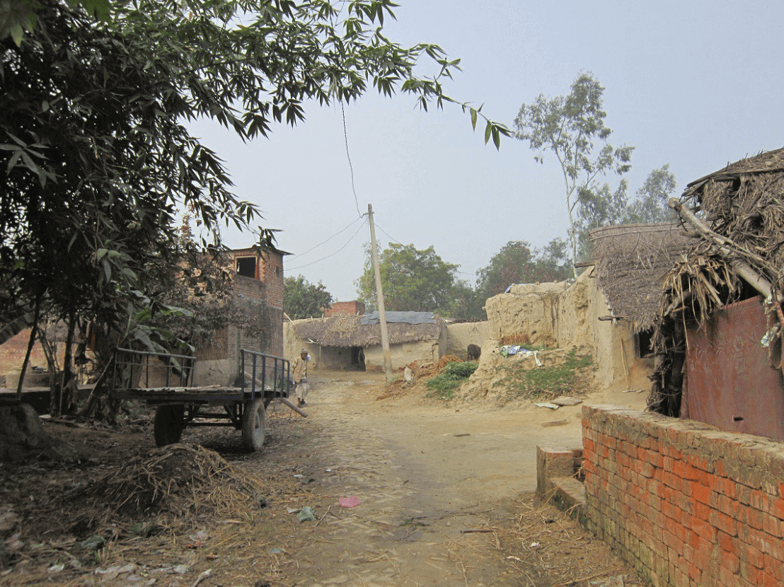 many households within a typical village remain without power in India