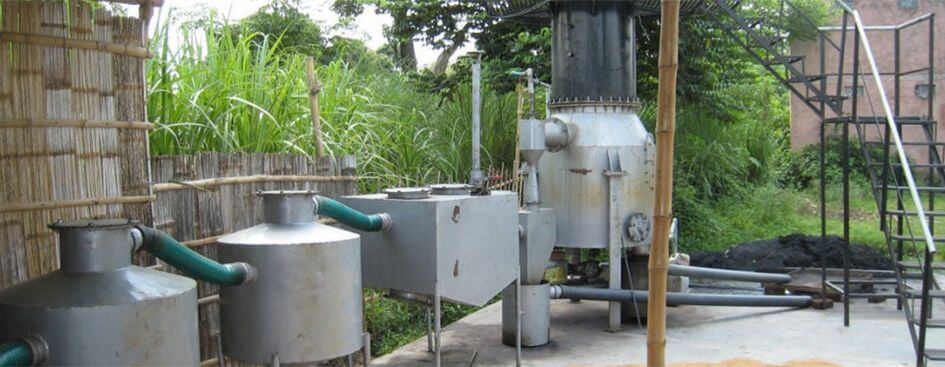 A Husk Power Systems biomass micro-grid