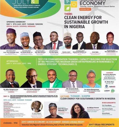Sustainalbel energy for growth in Nigeria