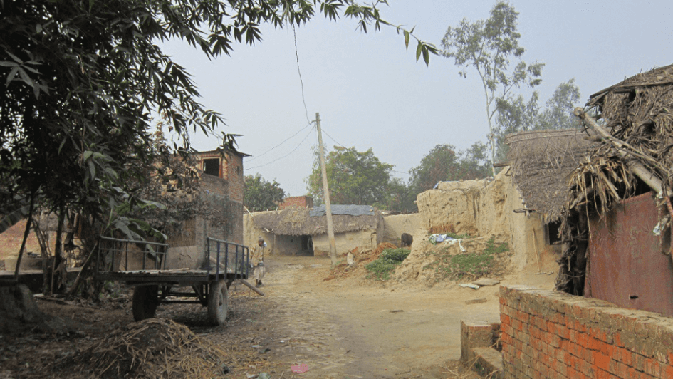 many households within a typical village remain without power in India